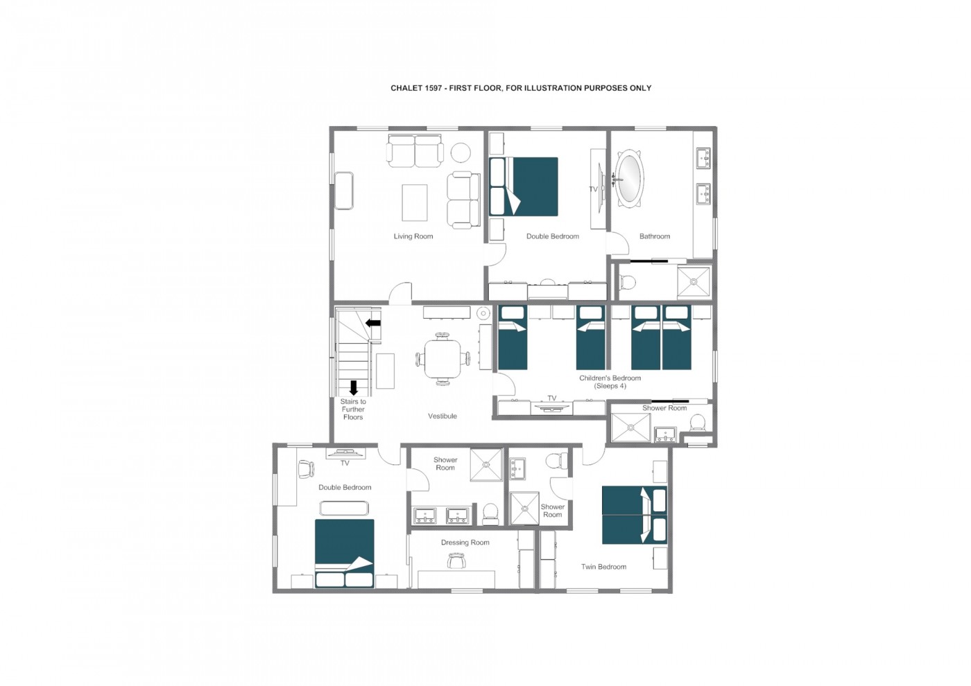 Chalet 1597 Lech Floor Plan 1